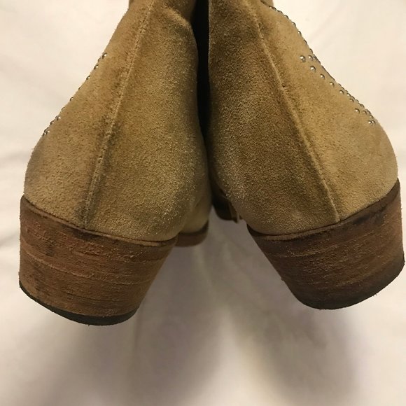 Steven by Steve Madden Suede Western Studded Boots - Picture 8 of 10